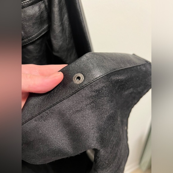 Dynamite leather shirt jacket. Size medium. Never worn - Picture 3 of 14